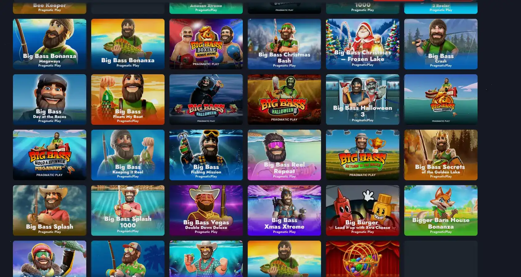 Мобильная версия Atom casino